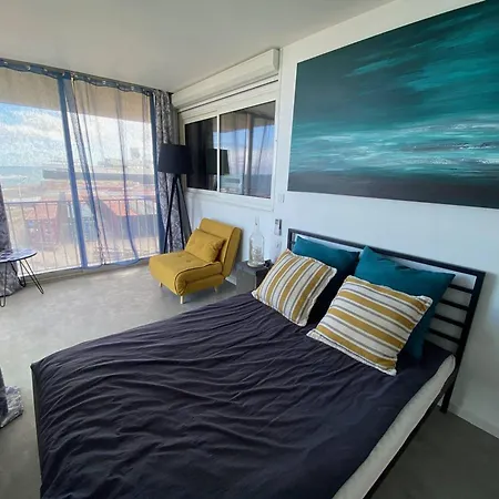 T3 Confort Avec Clim Et Wifi, Terrasse, 300m Commerces, A Proximite, Parking Prive - Fr-1-81-623 Apartament Le Barcarès